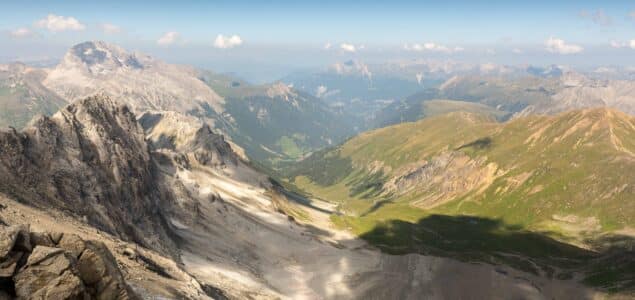 Traversata Piz Alvra (3117mslm), Piz Uertsch (3267mslm), Piz Bleisun (3200mslm) – Alpinismo in Engadina al Passo Albula