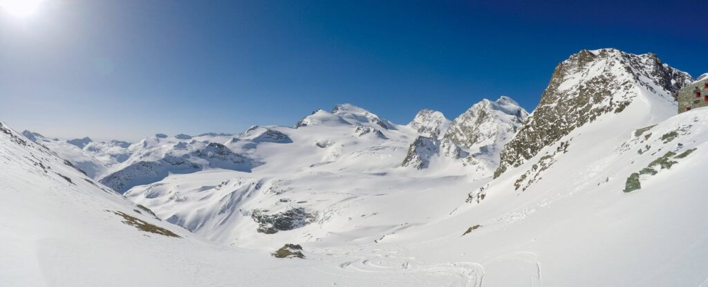 Strahlhorn (4190mslm) - Scialpinismo a Saas Fee 