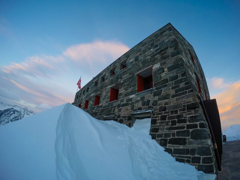 Strahlhorn (4190mslm) - Scialpinismo a Saas Fee 