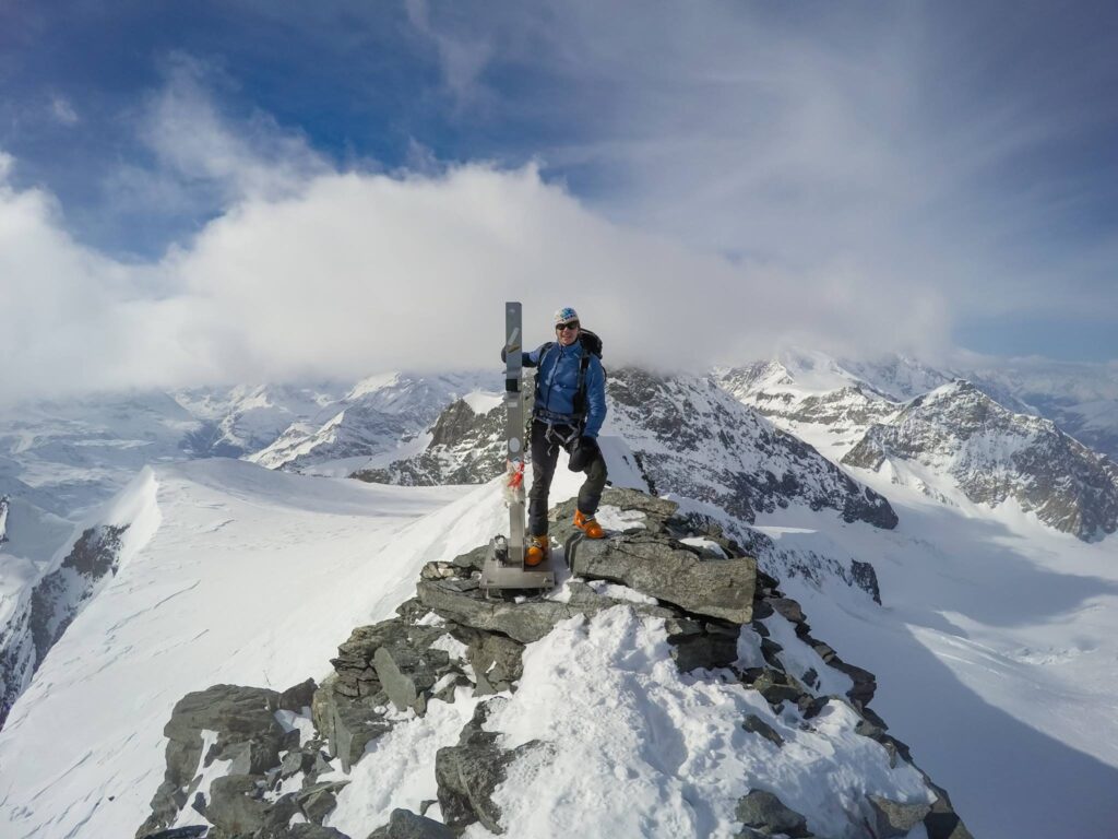 Strahlhorn (4190mslm) - Scialpinismo a Saas Fee 