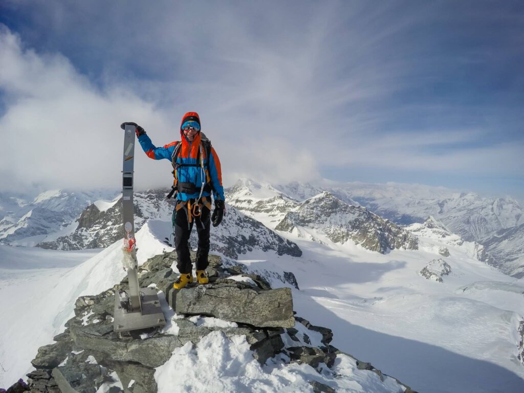 Strahlhorn (4190mslm) - Scialpinismo a Saas Fee 