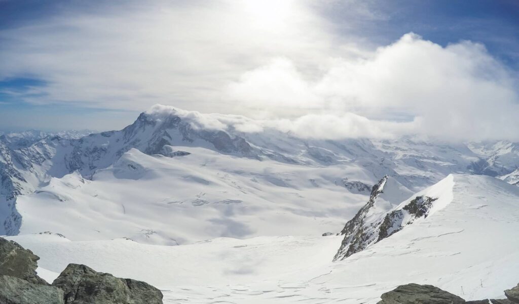 Strahlhorn (4190mslm) - Scialpinismo a Saas Fee 